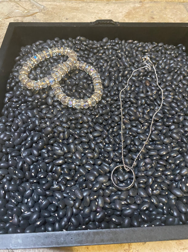 Silver Necklace Only Set