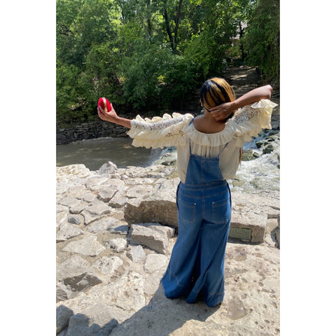 Laced With Love Dressy Blouse