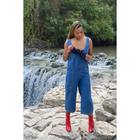 Classy Denim Jumpsuit