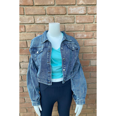 Crop Denim Jacket